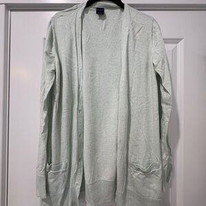 GAP Women's Mint Longline Cardigan Sweater